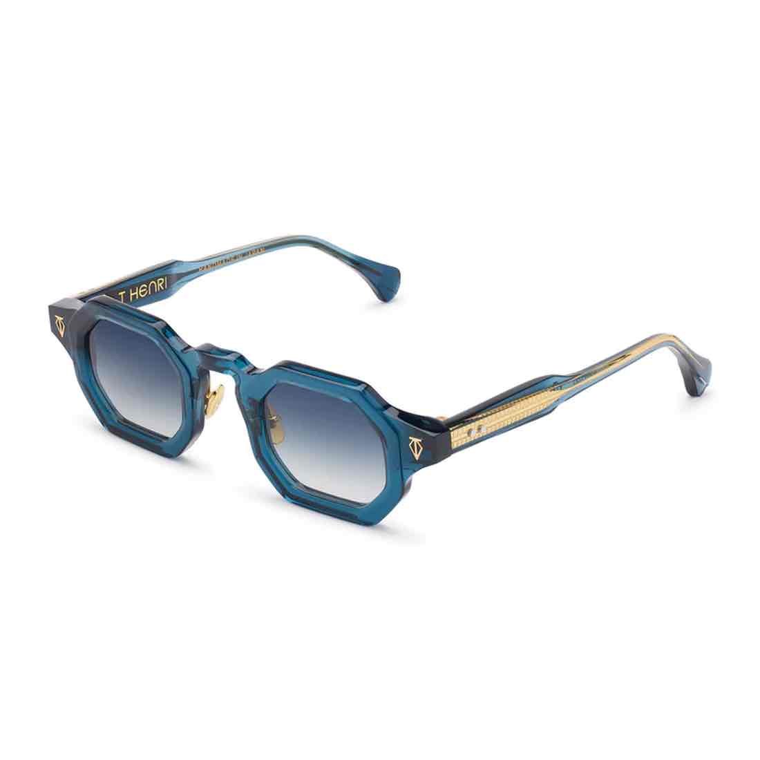 T HENRI - BIRDCAGE - Deep Blue - PARIS LUNETIER
