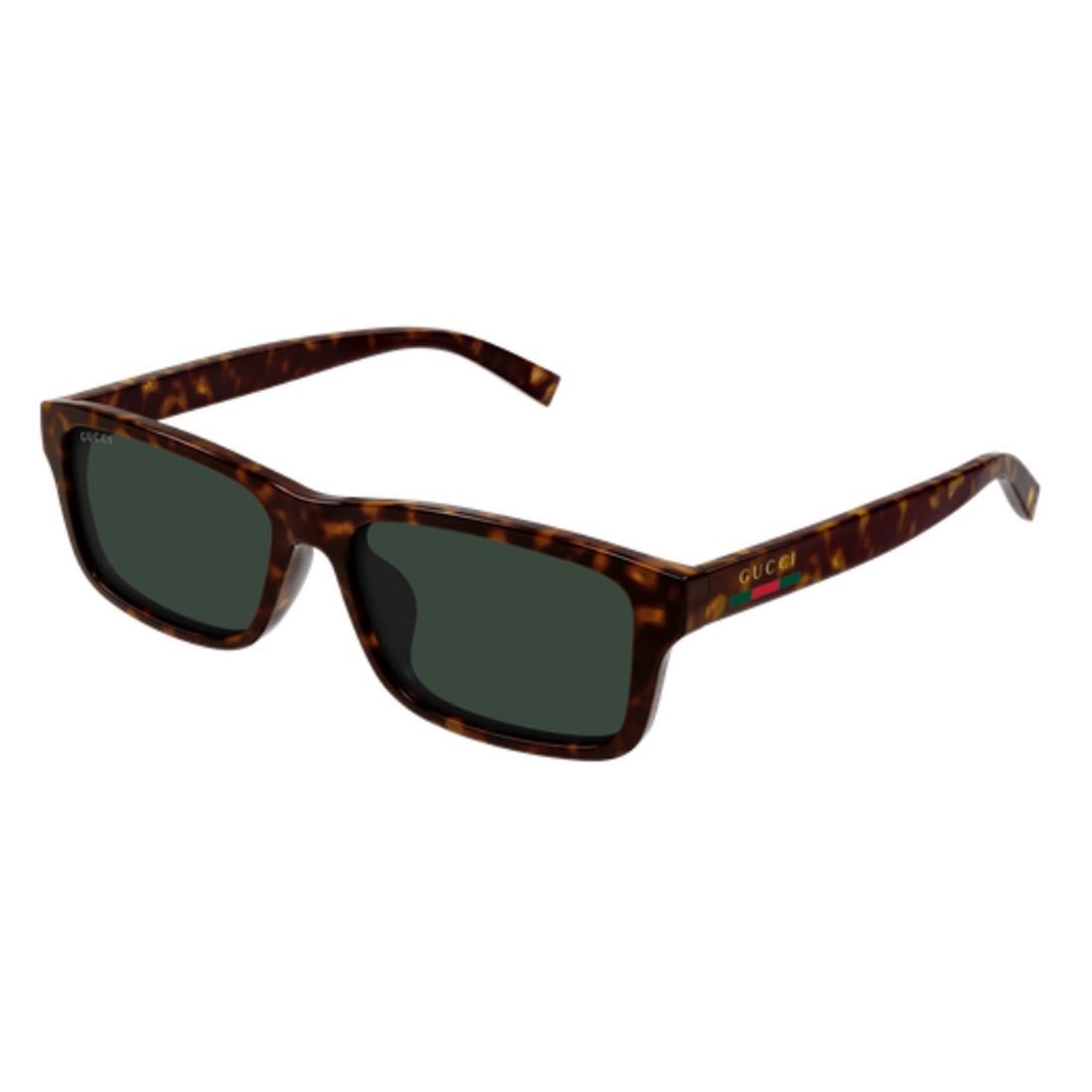 NWT Gucci GG1986SA-002 Havana Green 57mm Sunglasses Gucci GG1857S 002 Square Sunglasses 55mm Havana / Green  main image 3