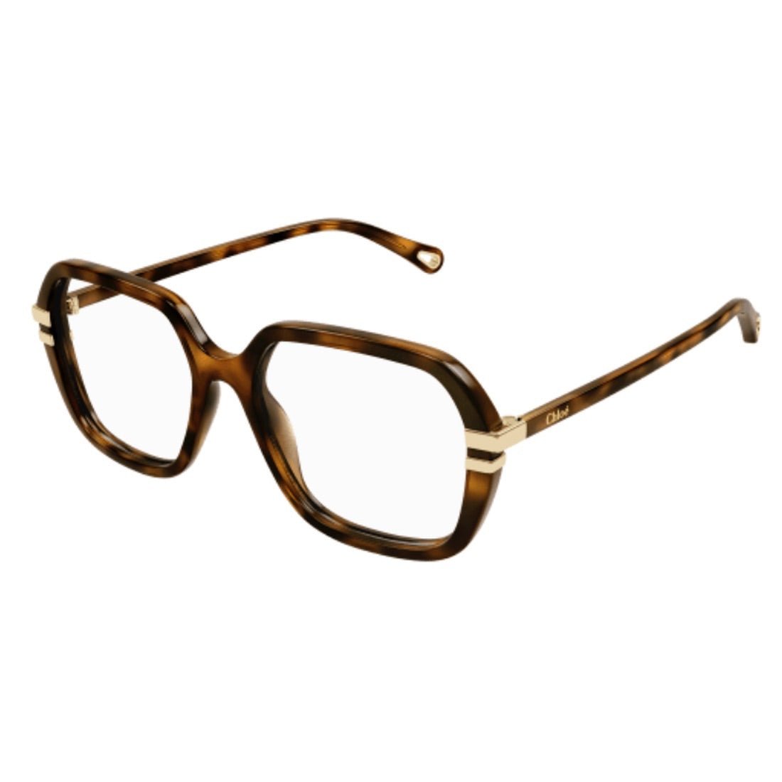 Monture Lunettes Hally & Son HS855V03S - Titane Doré - Forme Ronde Rétro - Neuf Avec étiquettes