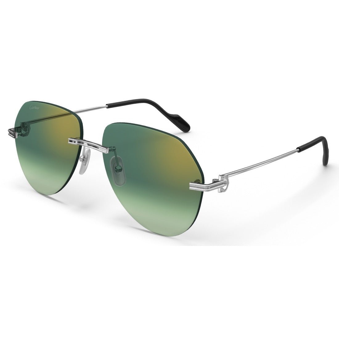 PREMIERE DE CARTIER - PILOT - PLATINUM/GRADIENT GREEN - PARIS LUNETIER